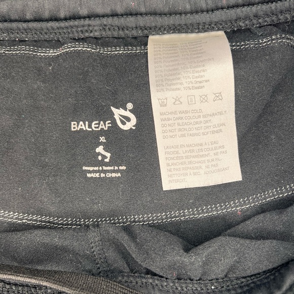 Baleaf Black Athletic Sweatpants Size XL - Picture 10 of 14